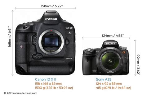 Sony SLT-A35 vs Canon EOS-1D Mark IV Karşılaştırma